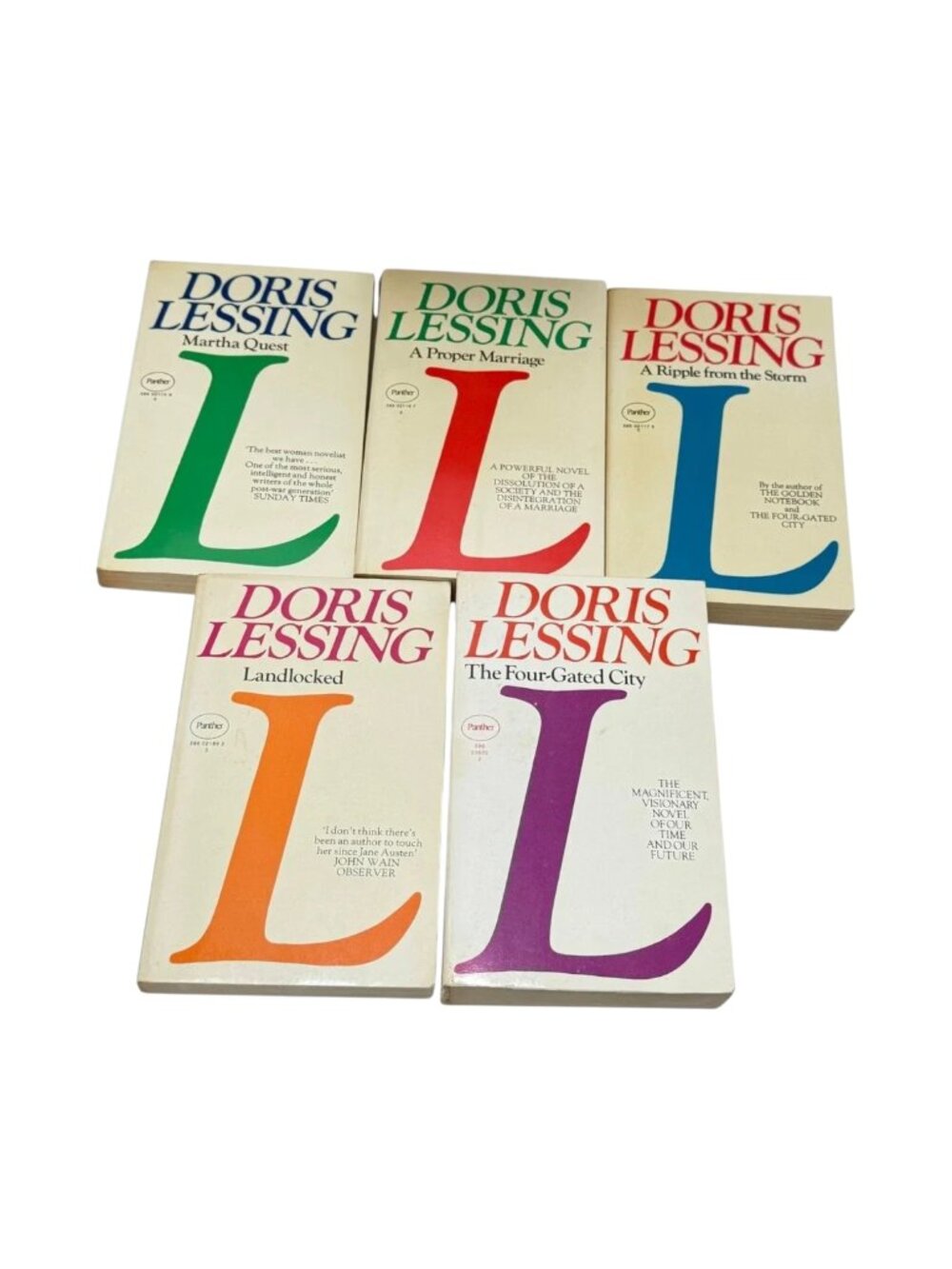 Doris Lessing Children of Violence 5 Book Boxed Set Martha Quest Gold Vintage PB